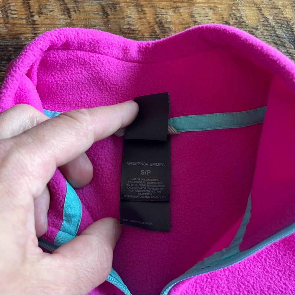 Pink North Face fleece pullover - Small - Picture 4 of 7